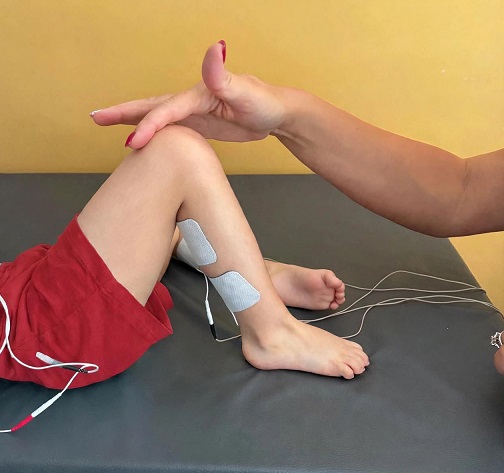 Task-Specific Electrical Stimulation during paediatric physiotherapy